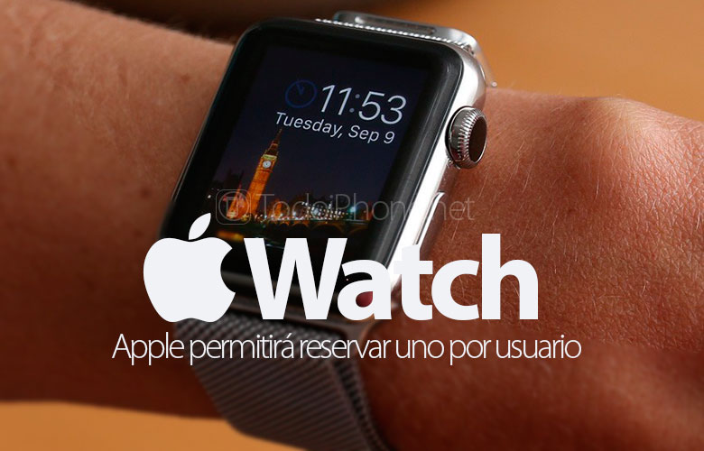 Apple Watch, setiap pelanggan hanya dapat memesan satu 1