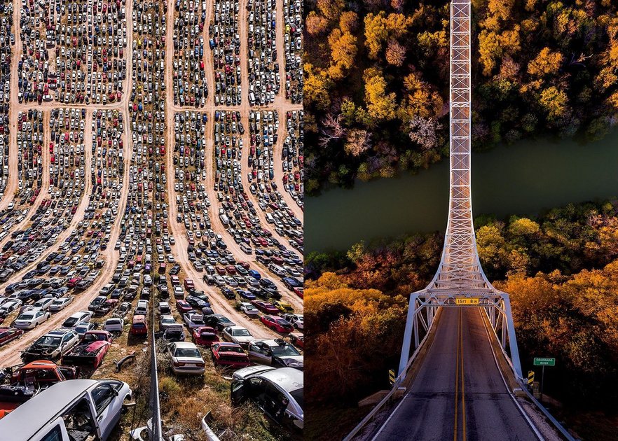 19 foto udara yang menakjubkan dari perspektif baru dunia 1