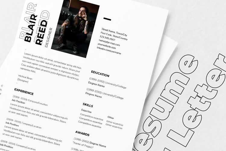 20 template resume gratis dan indah untuk para desainer 1