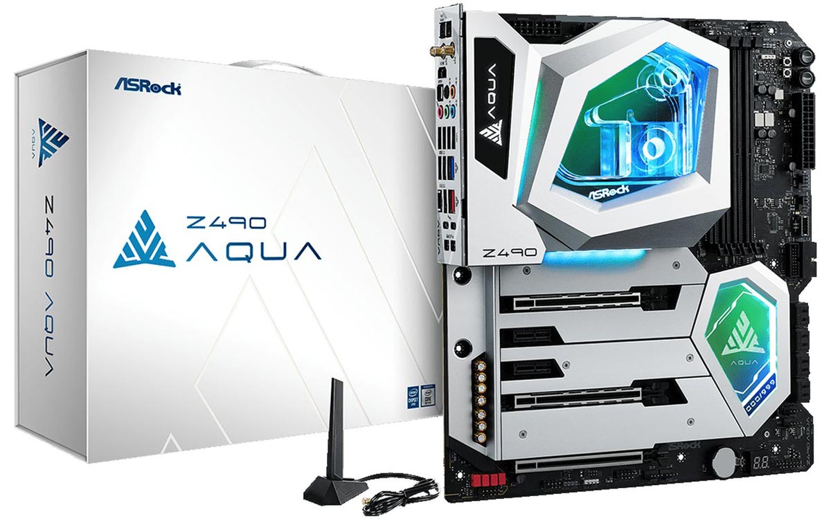 ASRock, OLED tersedia dengan Aqua Z490 1100 $ baru 1