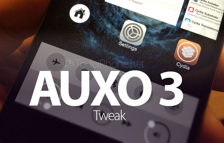 AUXO 3 juga merevolusi multitasking di iPhone dengan iOS 8 dan Jailbreak 1