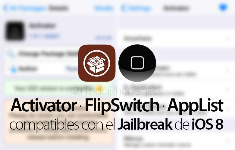 Activator, FlipSwitch dan AppList, sudah kompatibel dengan iOS 8 Jailbreak 1
