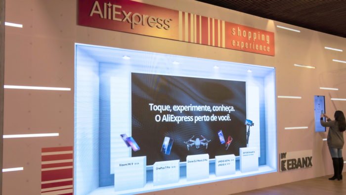 AliExpress exponerar Xiaomi mobiltelefoner i fysiska butiker i Brasilien 1