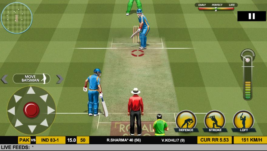 Android i 4 in i Cricket Oyunları açık Google Play Store 1