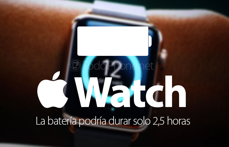 Baterai Apple Watch Itu bisa berlangsung hanya 2 jam setengah 1