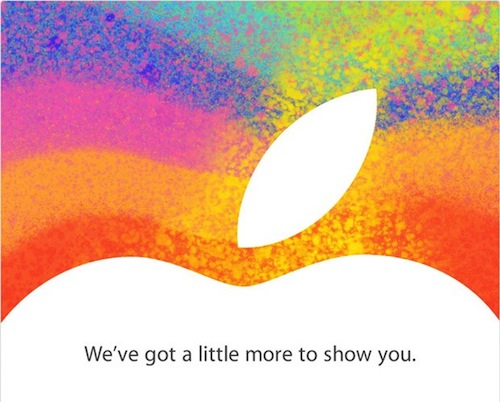 Apple mengumumkan acara di mana mini iPad akan disajikan 23 Oktober mendatang 1
