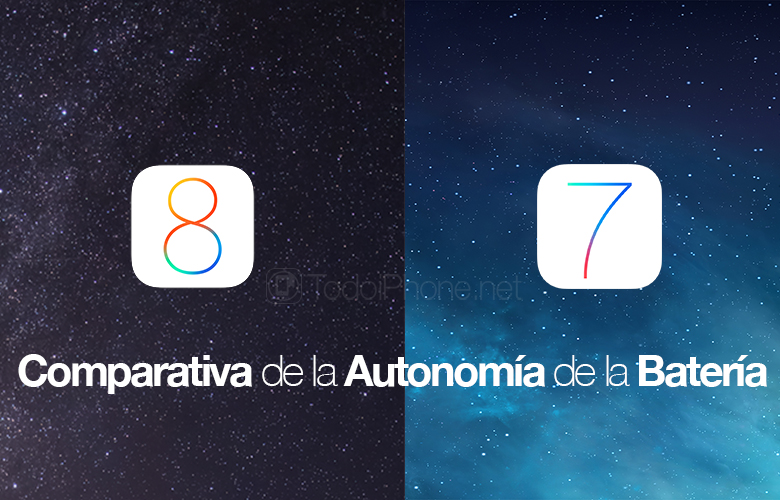 Mereka membandingkan otonomi baterai antara iOS 8 dan iOS 7 1