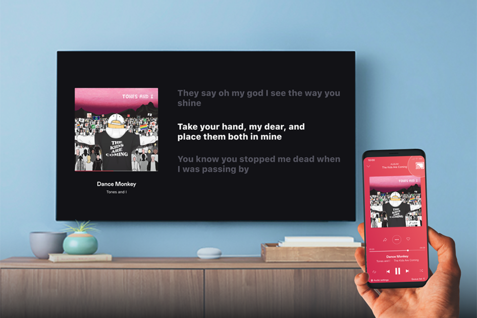 Lirik Deezer tentang integrasi Chromecast mengubah lounge kamar Anda menjadi ruang karaoke 1