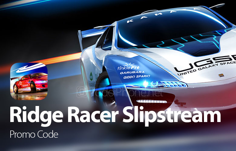 Dapatkan kode promo GRATIS untuk permainan mobil iPhone Ridge Racer Slipstream 1