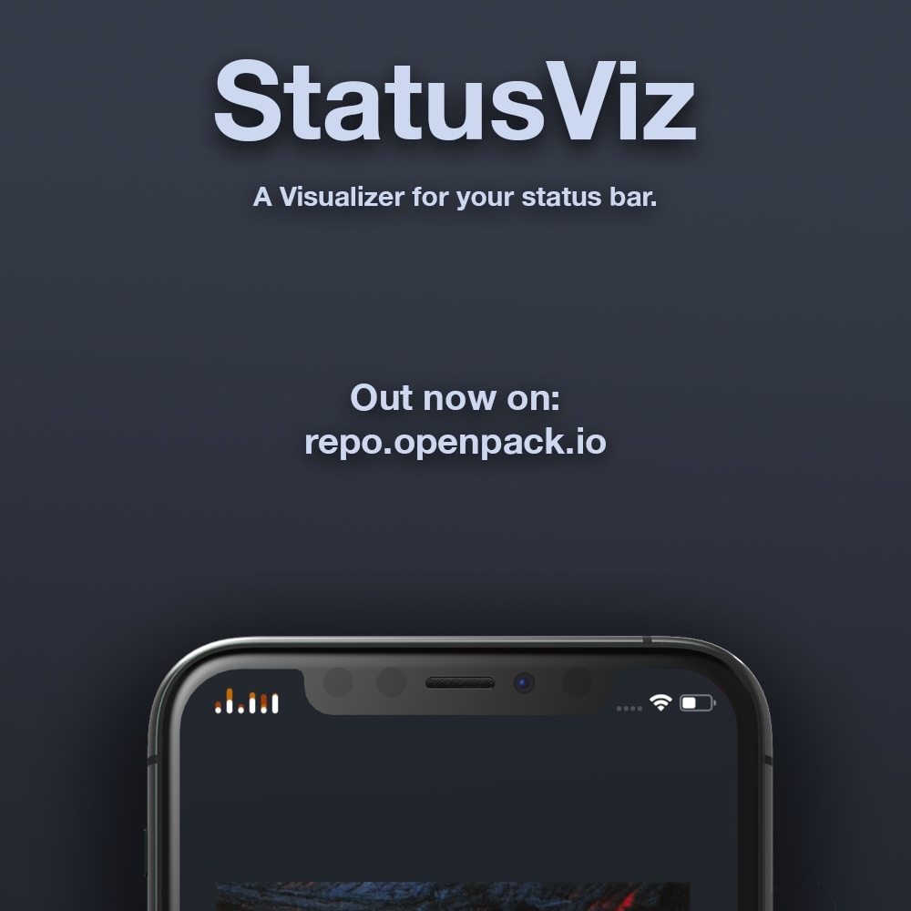 Dapatkan visualisator audio yang unik di Status Bar Anda dengan StatusViz 1