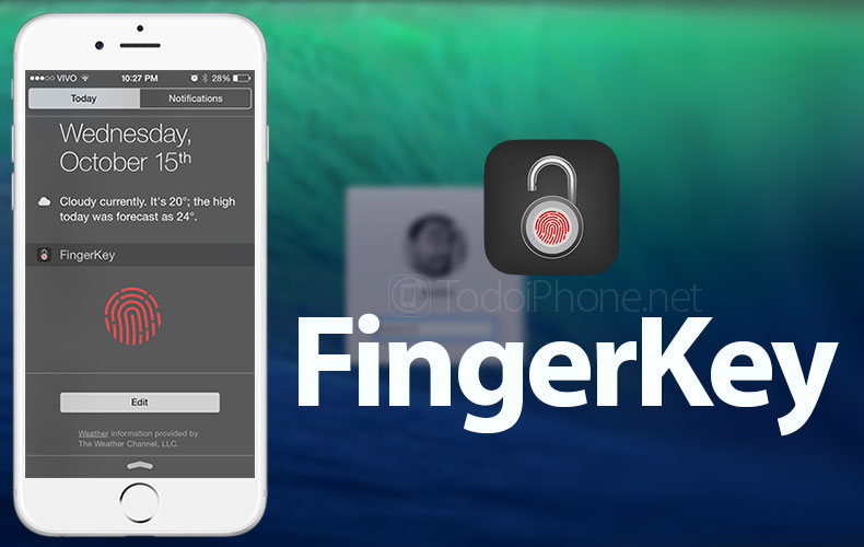 FingerKey aplikasi untuk membuka kunci Mac dengan iPhone Touch ID 1