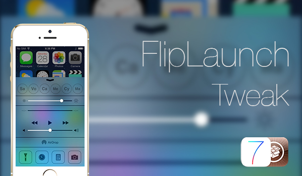FlipLaunch Menambahkan Pintasan ke Pusat Kontrol iOS 7 1