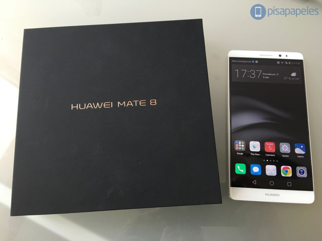 Kesan pertama dari Huawei Mate 8 # CES2016 yang baru 1