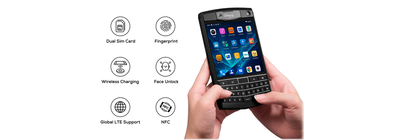 Ch Apakah Anda punya bentuk Blackberry? Quizás te interese el Unihertz Titan