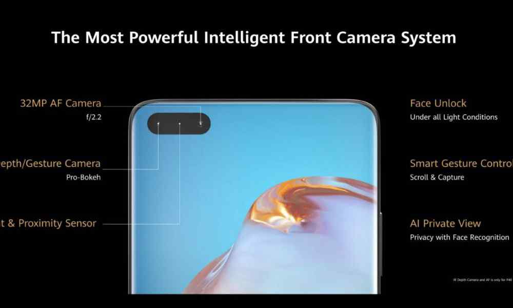 Huawei P40 series: sistem kamera depan yang kuat 1