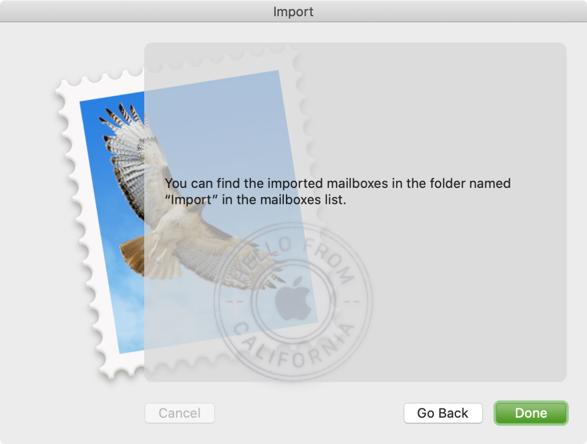 Cara mengimpor dan mengekspor kotak surat di Mail pada Mac 1