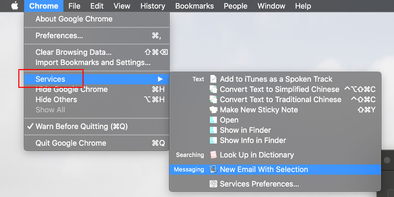 Bagaimana cara menambahkan opsi ke menu layanan macOS 1