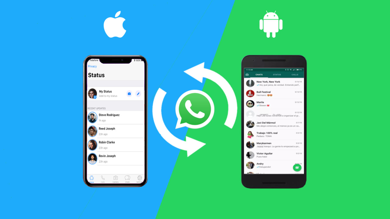 Cara mentransfer data WhatsApp ke Android untuk iPhone atau dengan mudah 1