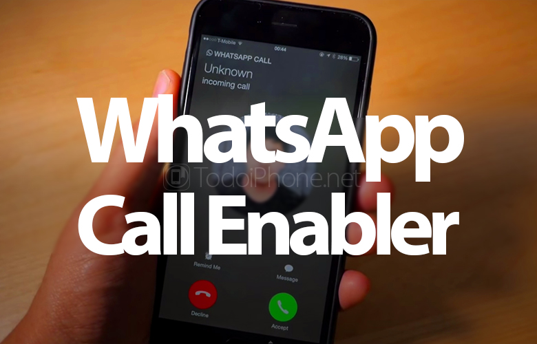 Cara mengaktifkan panggilan WhatsApp di iPhone dengan Jailbreak 1