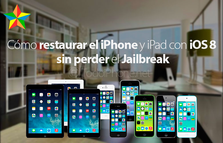 Bagaimana memulihkan iPhone dengan iOS 8.0.x - 8.1 tanpa kehilangan Jailbreak 1