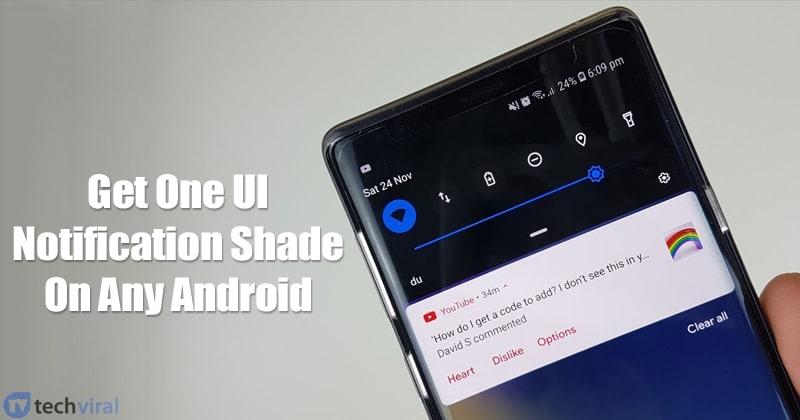Cara mendapatkan Samsung One Notification UI Shade di Android Anything 1