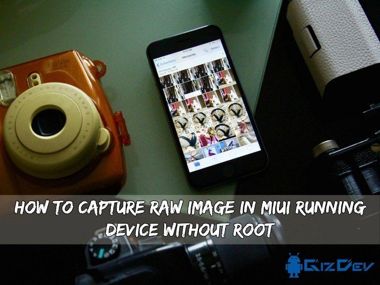 Cara mengambil gambar RAW dalam MiUI yang menjalankan perangkat tanpa root 1