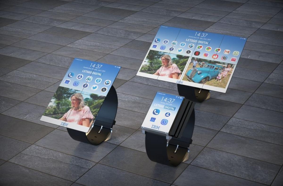 IBM mengejutkan kami dengan mematenkan jam tangan pintar dengan delapan layar lipat yang menjadi tablet 1