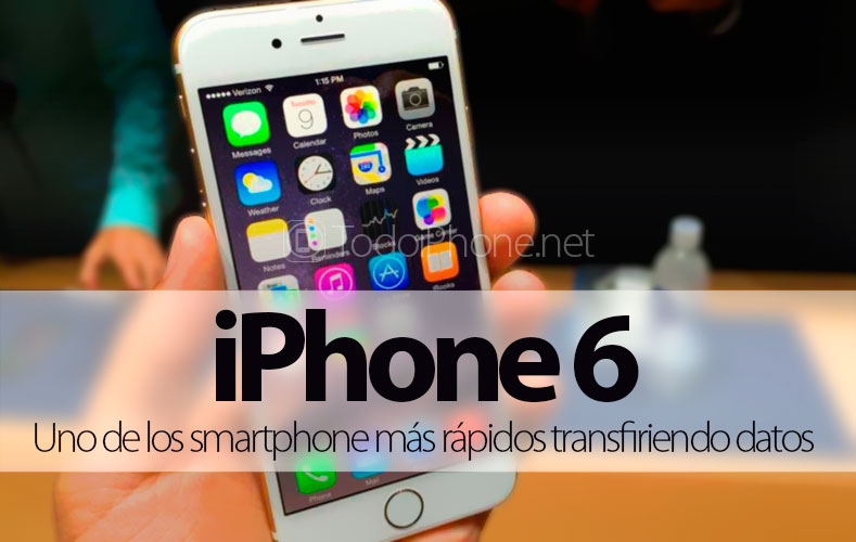 IPhone 6 adalah salah satu smartphone tercepat dalam transfer data 1