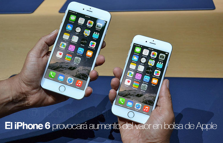 IPhone 6 akan menyebabkan peningkatan besar dalam nilai saham Apple 1