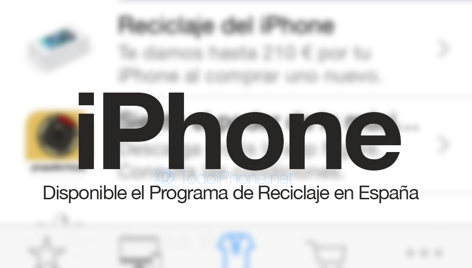 Program Daur Ulang iPhone mencapai toko Apple Toko Spanyol 1