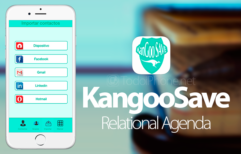Kangoosave, agenda kontak cerdas untuk iPhone dan iPad 1