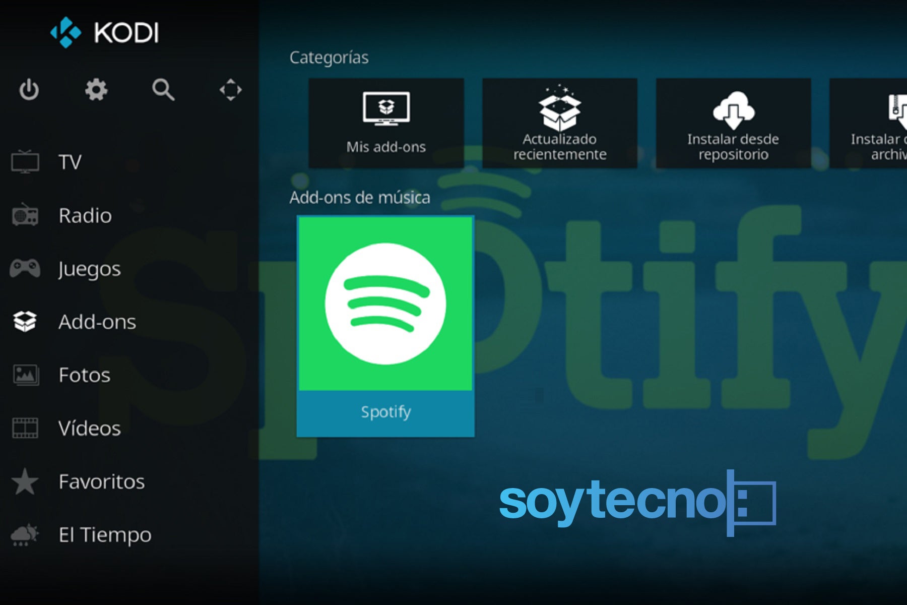 Kodi: så att du kan installera Spotify och njuta av din favoritmusik