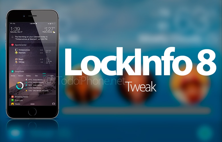 LockInfo 8 tiba untuk menyesuaikan layar kunci iPhone 1