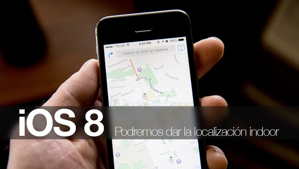 Dengan iOS 8 akan dimungkinkan untuk mengirim lokasi dalam ruangan 1