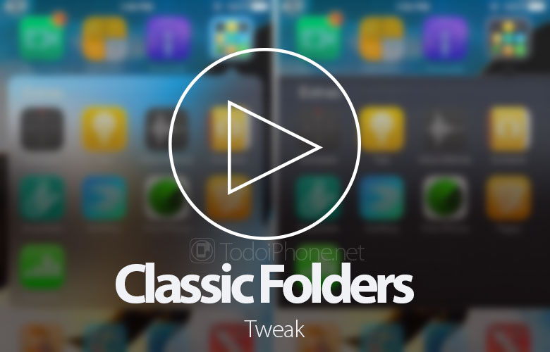 Classic Folders memungkinkan Anda memiliki folder iPhone 6-gaya iPhone 1