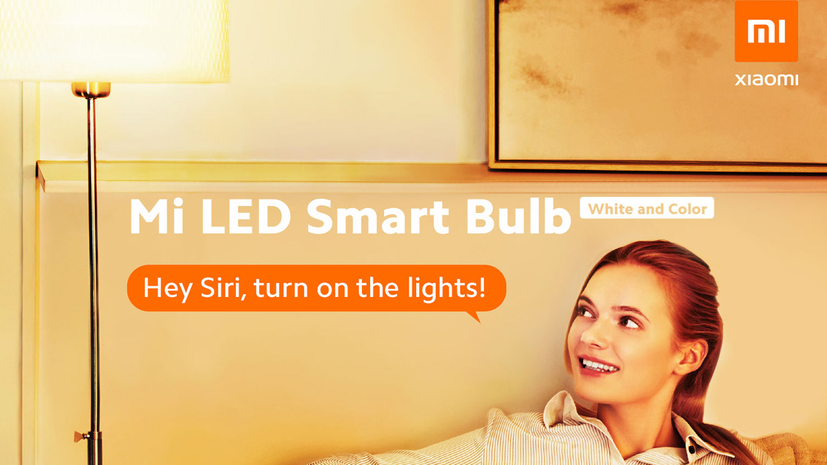Bohlam LED pintar Mi mendukung kenyamanan HomeKit melalui Siri 1