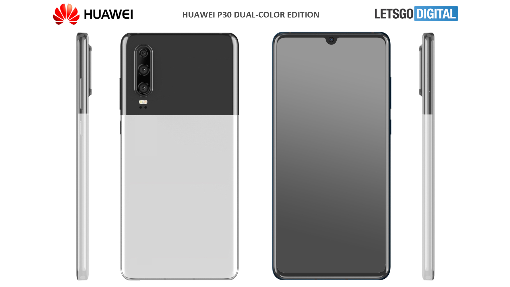 Ny finish med 2 färger "Pixel" -stil för Huawei P30 [RUMOR]