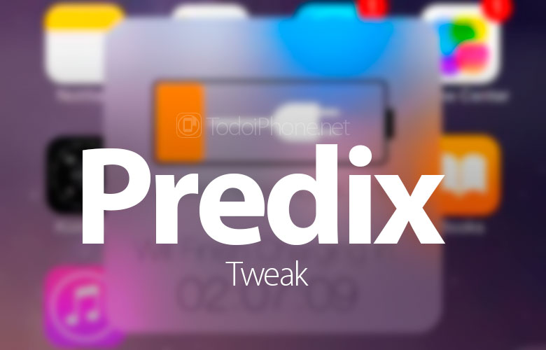 Predix, tweak yang memberikan perkiraan waktu masa pakai baterai iPhone 1