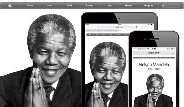 Penghargaan untuk Nelson Mandela di Web of Apple 1