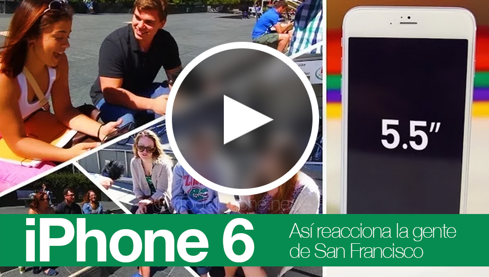 Ini adalah bagaimana rakyat San Francisco bereaksi terhadap iPhone 6 sebesar 4,7 dan 5,5 inci 1