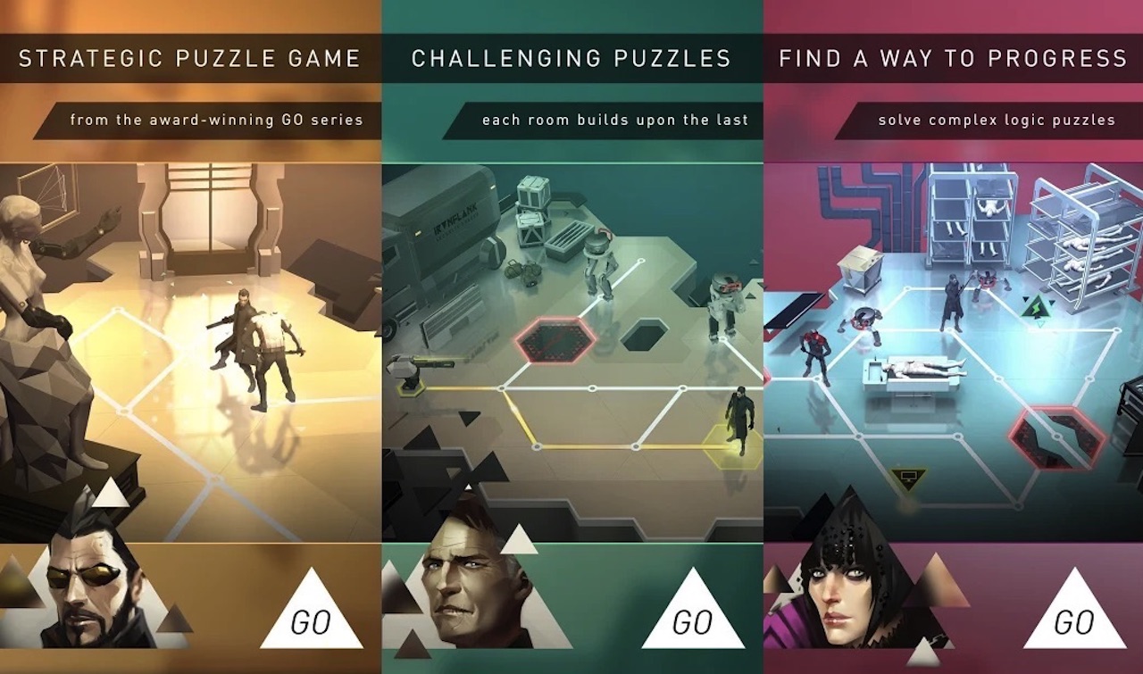 Permainan puzzle strategi "Deus Ex GO" sekarang gratis di Play Store 1