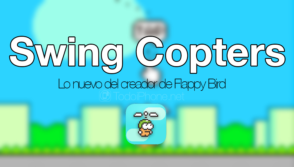 Swing Copters tiba di App Store, yang baru dari pencipta Flappy Birds 1