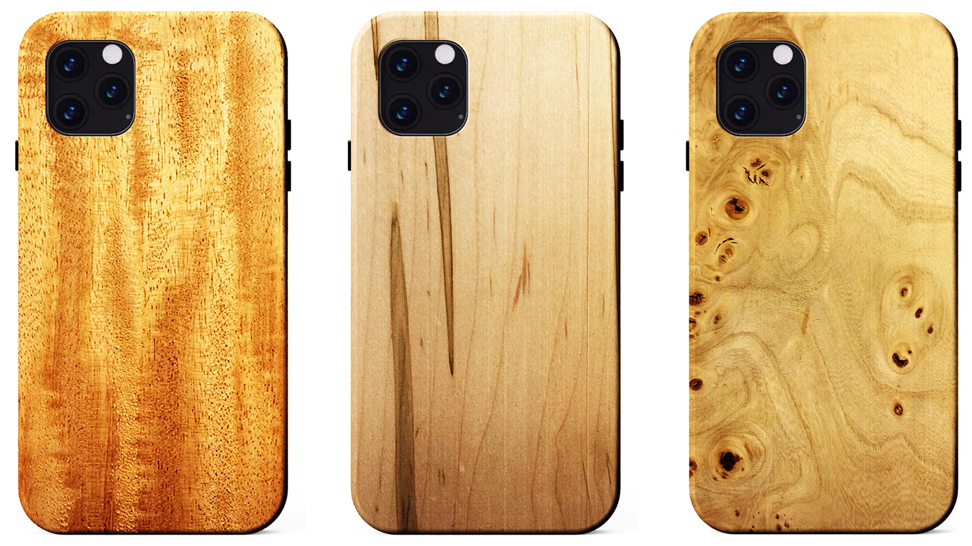 The Wood Casing Range för iPhone 11, 11 Pro och 11 Pro Max från KERF