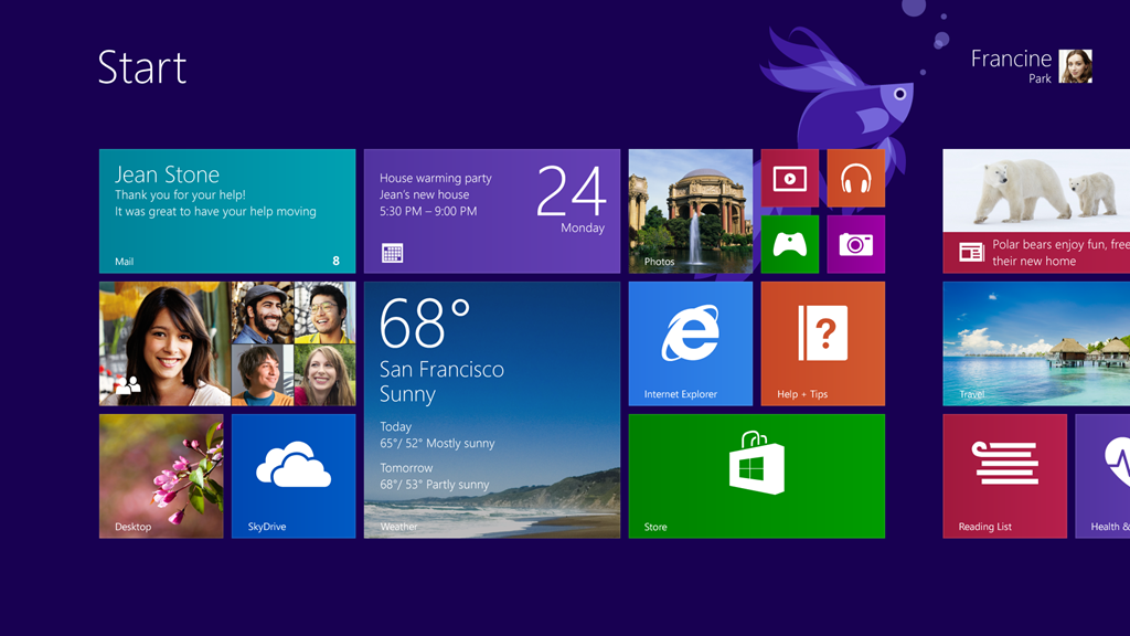 Windows 8.1 Pratinjau Perusahaan dirilis 1
