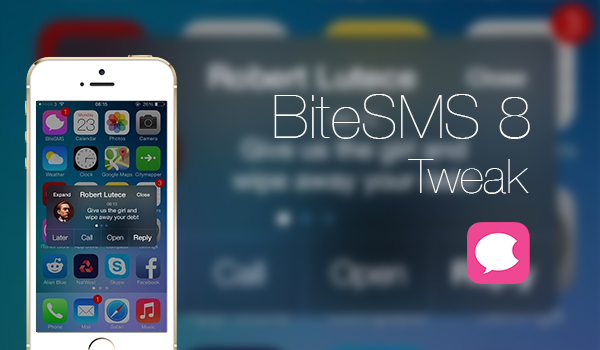 biteSMS 8 Tersedia untuk iOS 7 dan iPhone 5s 1