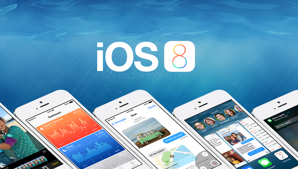 iOS 8: fitur baru yang kami temukan dengan penggunaannya 1