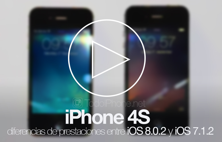 iPhone 4S, perbedaan kinerja dengan iOS 8.0.2 dan iOS 7.1.2 1