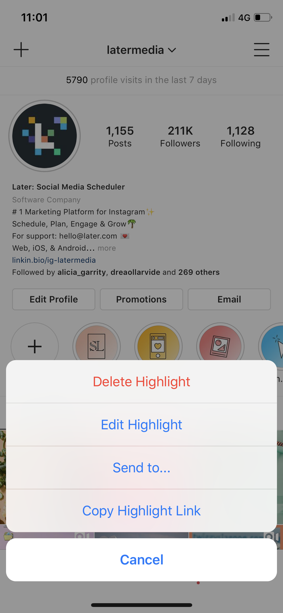 Instagram Hack: Edit Hightlights 