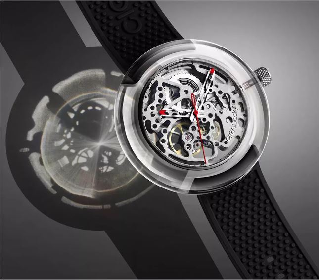 Ulasan Asli CIGA Desain T Series Transparent Mechanical Watch 4