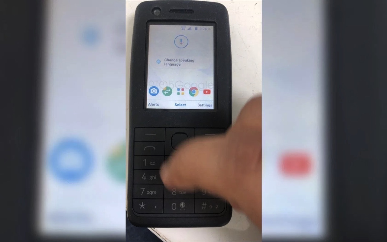 Ponsel berfitur Nokia yang menjalankan Android terlihat